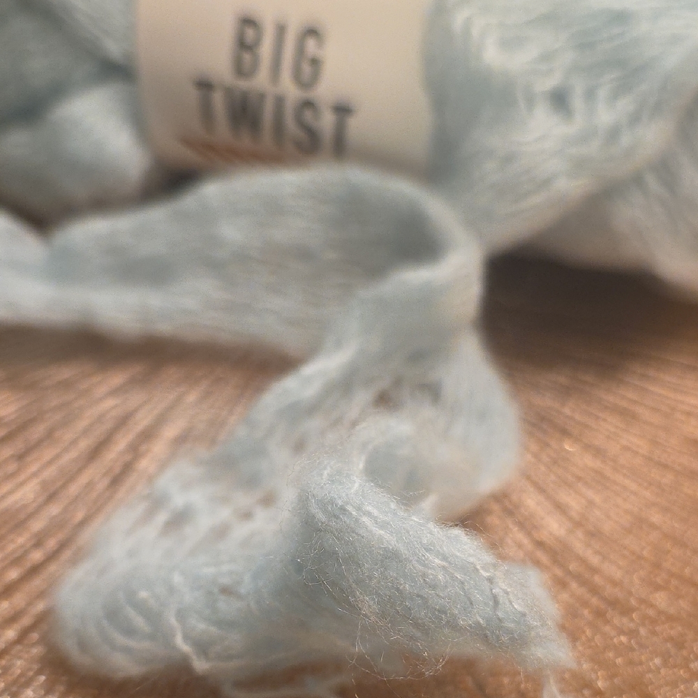 Big Twist Ribbon Yarn -Celadon (5) - Picture 6 of 8